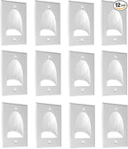 BestMounts - 12 Pack Inner Nose Behind Wall Cable Management TV Cord Hider by BestMounts