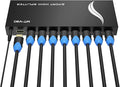 MT-VIKI 4K 1x8 HDMI Splitter 1 in 8 Out, 8 Port Powered HDMI Splitter Multi by MT-VIKI