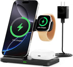 2025 3 in 1 Wireless Charger for iPhone 16 15 14 13 12 11 XR 8, Apple Charging by Unknown