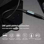 MillSO 3.5mm Headphone Extension Cable TRRS 3.5mm Male to Female Stereo Audio - Image 3
