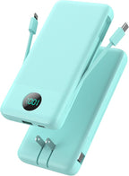 Portable Charger 13800mAh Slim USB C Power Bank by GKUTW