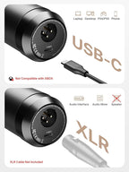 MAONO XLR/USB Condenser Microphone: 192kHz/24Bit Plug & Play PC Computer - Image 3