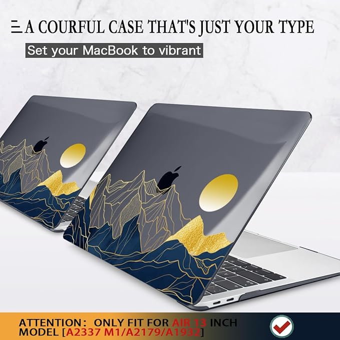 CISSOOK for MacBook Air 13 Inch Case A2337 M1 A2179 A1932 Model 2021-2018 - Image 3
