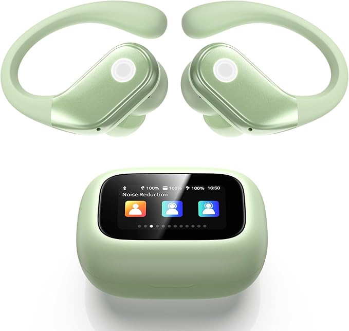 Wireless Earbuds, ANC Noise Cancelling Sport Ear Buds by FridgeMagnets