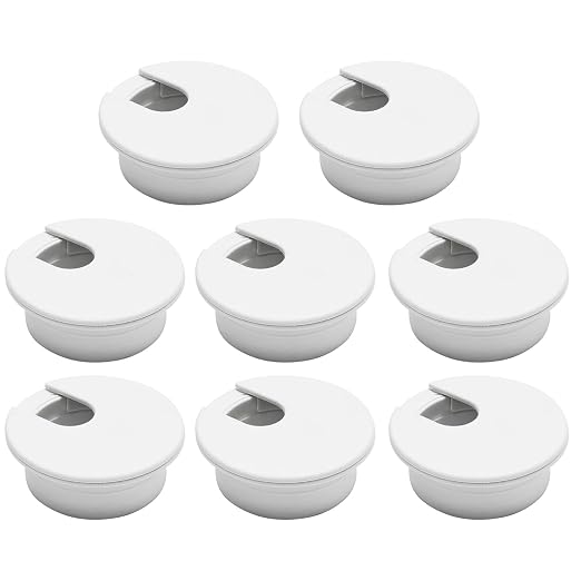 Desk Grommet 2", Desk Cord Hole Cover, Cable Grommet ABS Plastic, Desk Hole by BOPOREAE