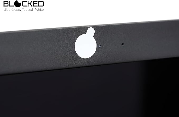 BLOCKED Stackable Webcam/Camera Vinyl Covers | 57 TabbedLow-Tack Restickable - Image 4