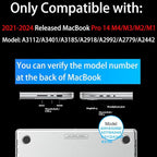Teryeefi for M4 M3 M2 M1 MacBook Pro 14 inch Case 2021 2023 2024 - Image 2