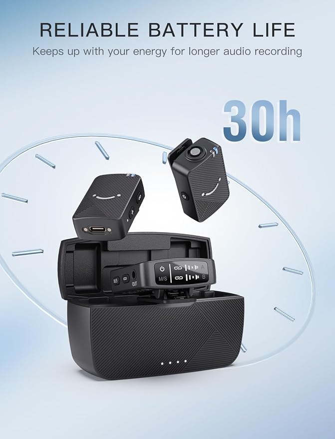 FIFINE Wireless Lavalier Microphone - Image 5
