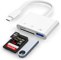 USB C SD Card Reader, 3-in-1 SD Card Adapter by Groodo