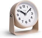 Analog Alarm Clock, Silent Non-Ticking Quartz Movement, Battery-Operated by TIMESS