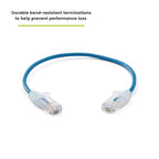 TRUECABLE Cat6 Component Rated Patch Cable, Unshielded, 28AWG Solid Copper - Image 5