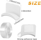 24 Pcs Headphone Wall Hangers Adhesive Gaming Headset Holder Hooks - Image 2