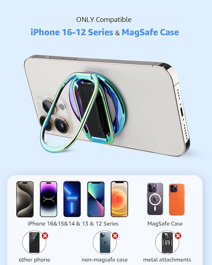 SUPERONE for MagSafe Phone Grip for MagSafe Kickstand Compatible - Image 8