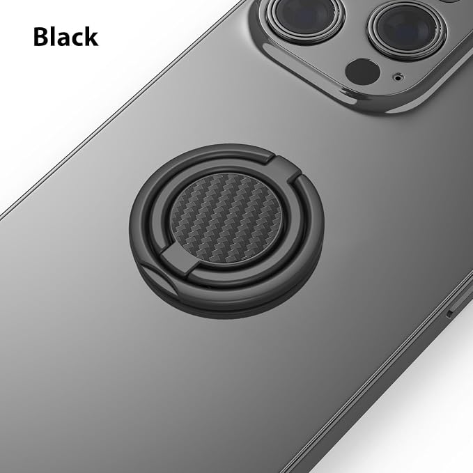 Phone Grip, Phone Ring Holder Finger Kickstand, Adjustable Metal Cell Phone - Image 2