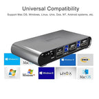 2 Port DP USB 3.0 Automatic KVM Switch Two Computers 1 DisplayPort Monitor - Image 7