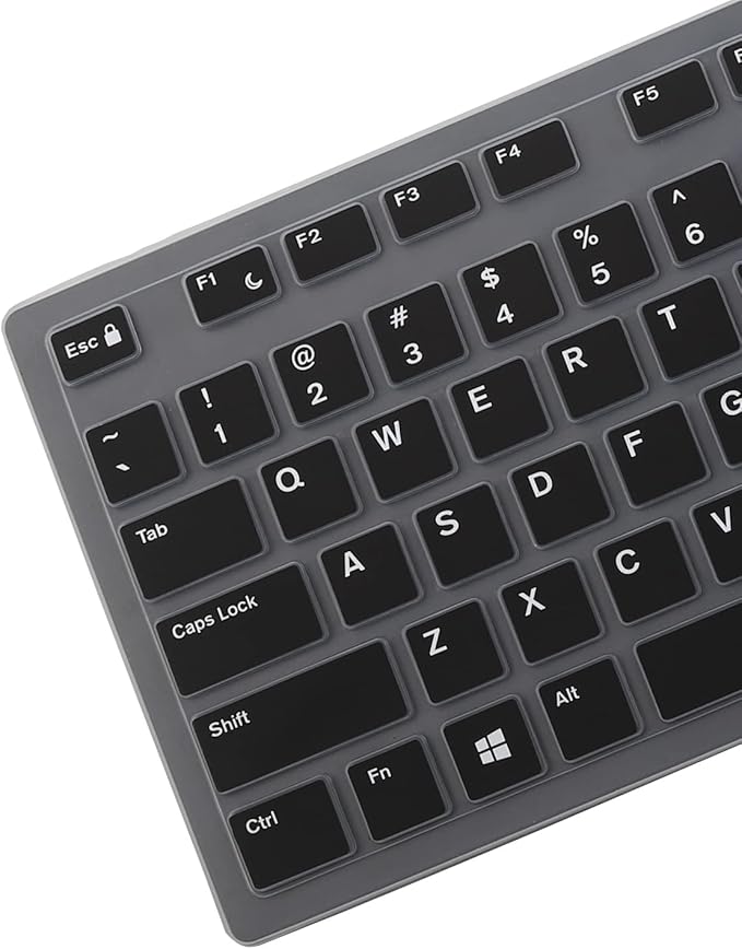 Keyboard Cover Skin for Dell KM636 KB216 KB216t KB216d KB216p Wired & Wireless - Image 3