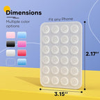 Silicone Phone Sticky Grip, Suction Phone Case Mount - Image 6