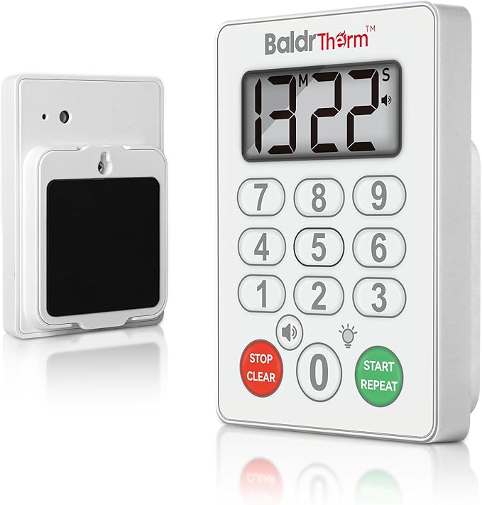 BaldrTherm Digital Kitchen Timer, Magnetic Waterproof Countdown Timer by BaldrTherm