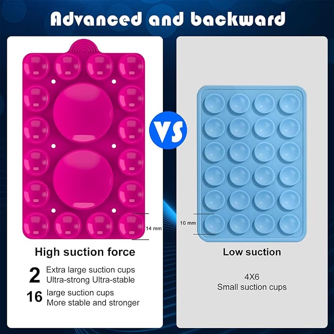 Silicone Suction Phone Holder Mount, Silicon Adhesive Phone Accessory - Image 4