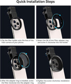 67mm Variable ND2-400 Filter for iPhone/DSLR - Image 7