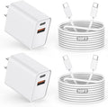 10FT iPhone 16e Fast Charger, iPad Pro/Air/Mini by DelTucci