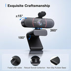 EMEET C960 4K Webcam for PC, 4K UHD Sony Sensor, PDAF Auto Focus, Dual AI - Image 9