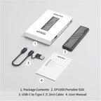 Ediloca EP1000 External Hard Drive 1TB, Portable Ssd, External Solid State - Image 8