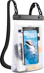 2L Waterproof Phone Pouch for iPhone 16 15 14 11 Pro Max & Galaxy S24 S21 by Jzocon