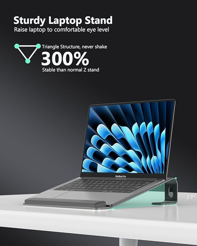 Aluminum Laptop Stand, Notebook Stand - Image 3