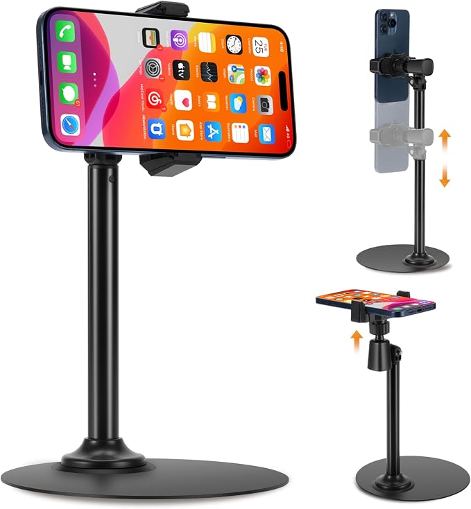 Adjustable Phone Stand for Desk by Unknown
