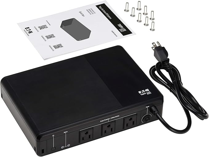 Tripp Lite 350VA UPS Desktop Battery Backup and Surge Protector, 3 Outlets - Image 3