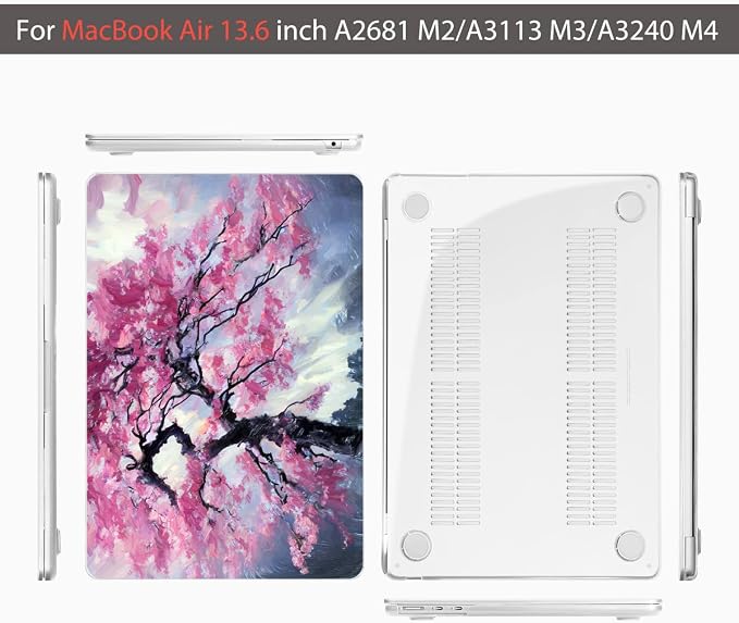 Teryeefi Compatible with M4 M3 M2 MacBook Air 13 inch Case 2025 2024 2023 2022 - Image 7