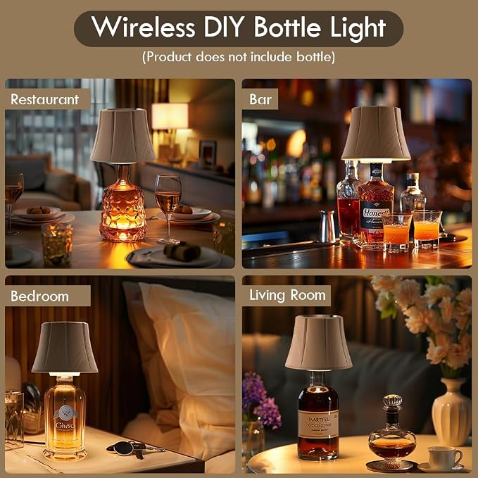 WILIT Wireless Bottle Lamp Shades - Image 3