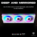 Jungle Leopard Interstellar V2 120mm PC Reverse Blade Case Fan Infinity Mirror - Image 3
