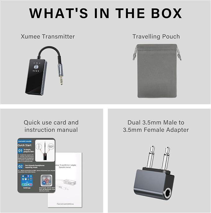 Xumee Airplane Bluetooth 5.2 Transmitter - Image 7