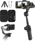 Professional Gimbal Stabilizer for Smartphone, Built-in 18CM Extension Rod and by AOCHUAN