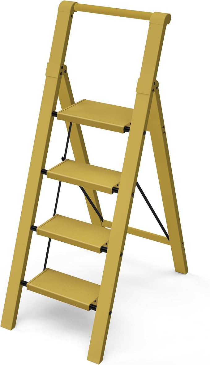 Taranta 4 Step Ladder, Lightweight Aluminum Step Stool by TARANTA