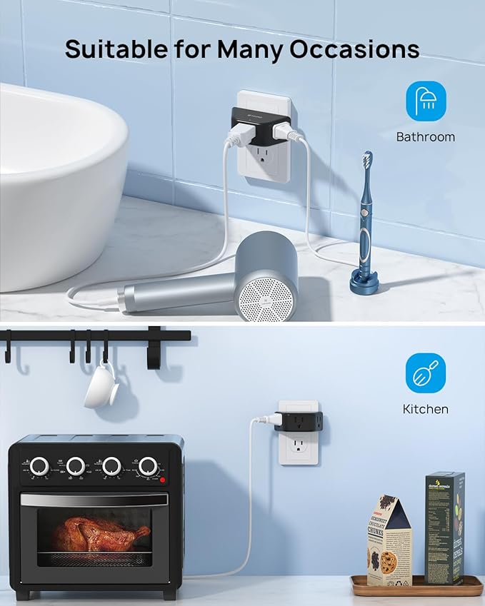 TROND Multi Plug Outlet 3 Pack - Image 7