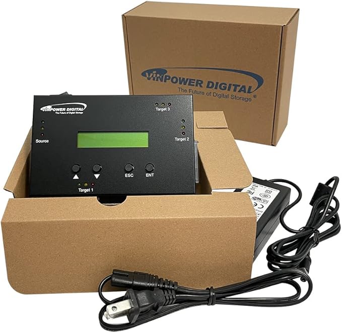 Vinpower 1 to 3 SATA 2.5" & 3.5" Hard Disk Drive/Solid State Drive Clone - Image 3