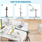 Phone Tripod, Arsoer 67" Adjustable Height Tripod - Image 2