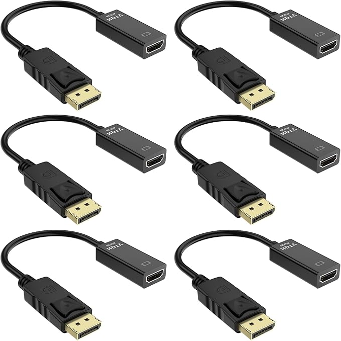 Half a Dozen 4K DisplayPort to HDMI Adapter, Supports 3840x2160@30Hz by Unknown