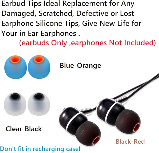 Earbud Tips Earbud Replacement Pieces Silicone Soft and Comfortable Compatible - Image 5