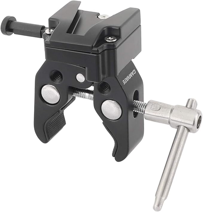 CAMVATE Super Crab Clamp + Universal V-Lock Mount Quick Release Adapter - Image 2