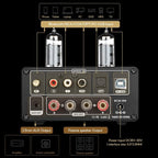 AIYIMA T9 100W*2 Bluetooth Stereo Amplifier Class D Amp 2.0/2.1 Channel Tube - Image 3
