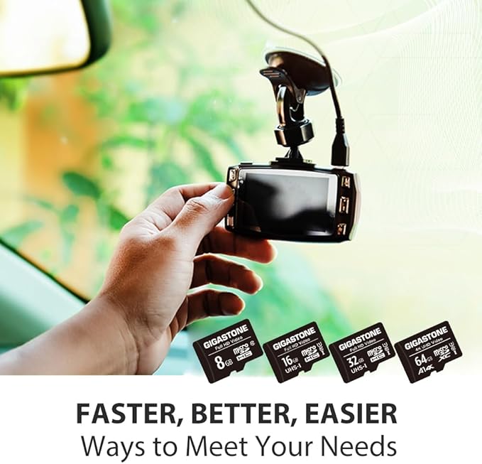 GIGASTONE 16GB 5-Pack Micro SD Card, FHD Video, Surveillance Security Cam - Image 6