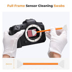 K&F Concept 14pcs Double Tipped 24mm APS Full Frame Sensor Cleaning Swab - Image 5