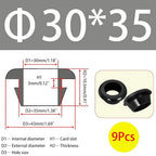 Qrity 9 PCS Rubber Grommets Cable Railing, Car Grommet, Cable Railing - Image 2