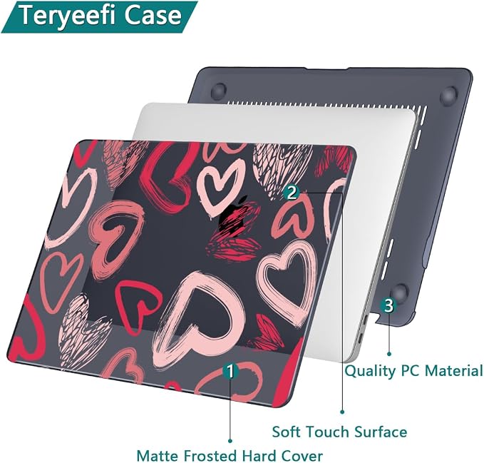 Teryeefi for MacBook Pro 13 inch Case 2025 2024 2022 2021 2019 2018 2017 2016 - Image 5