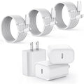 【Apple MFi Certified】Fast Charger iPhone, Fast i Phone Charging Cord 3Pack by Vagavo