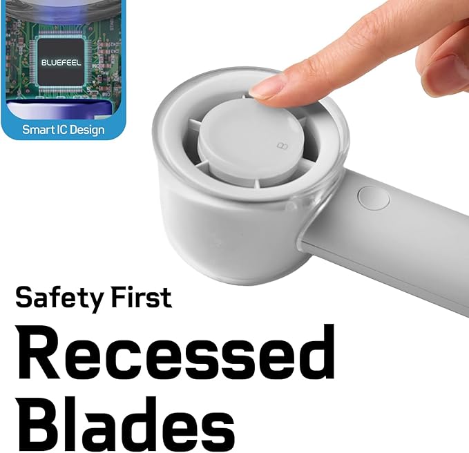 Bluefeel Portable Handheld Turbo Fan, 5-Speed Mini Personal Fan - Image 4